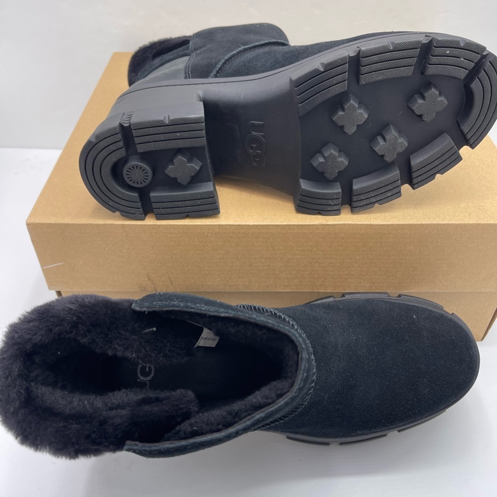 UGG Women's Black Winter Boots
W BROOKLYN BUCKLE PLATFORM HIGH HEELS BOOTS BLACK - Picture 5 of 16